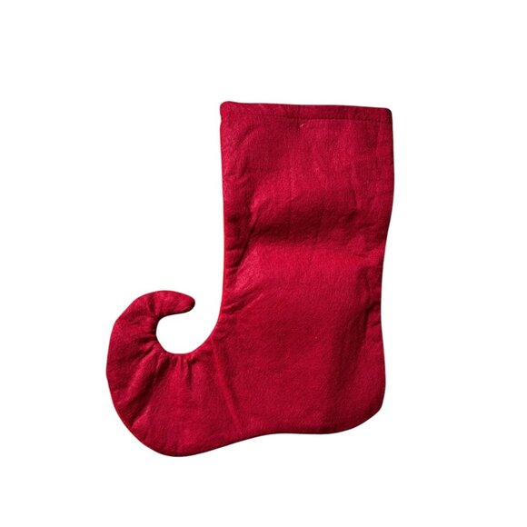 Holiday Helper Elf Style Jingle Bells 17.5" Christmas Stockings x 2 - Picture 3 of 12